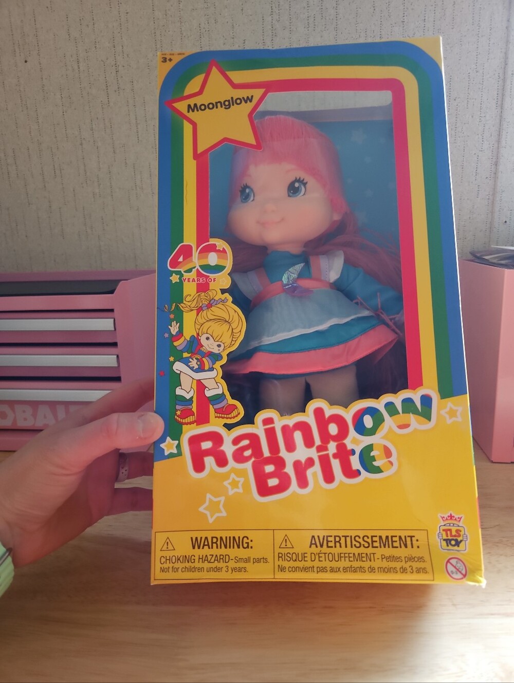 Rainbow Brite Moonglow 12" Plush Doll 40th Anniversary TLS Toys Retro New Boxed